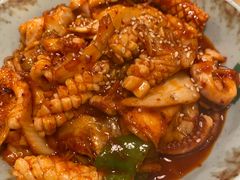泡菜炒鱿鱼-쌍화점 霜花店·朝鲜族料理(徐家汇店)