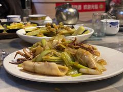 葱炒笔管-华春餐馆(鱼山路店)