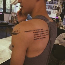 文字-蜉蝣刺青纹身定制