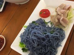 -蝶豆花蓝面条
