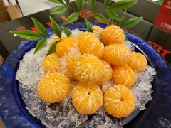 沙糖桔果盘-阿庄新豫菜(航海东路店)