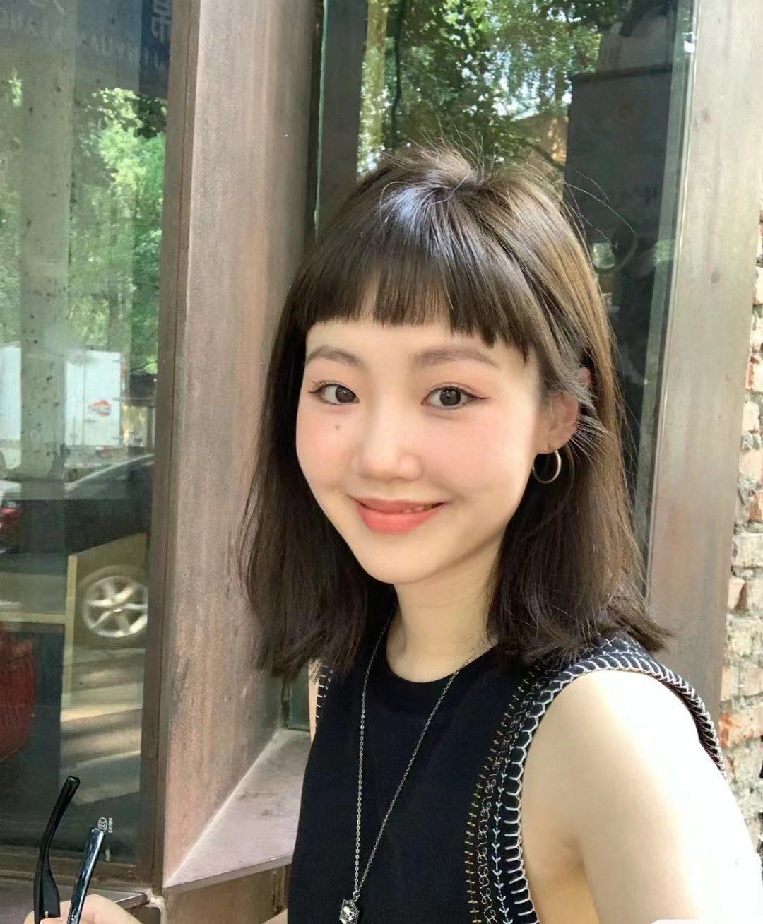 脸小的女生刘海