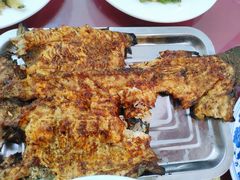 烤虹鳟鱼-途肴·老农饭庄(百里峡店)