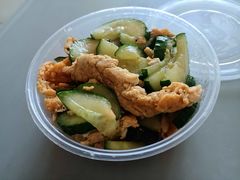 黄瓜炒蛋-中医院-的食堂