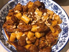 松子牛肉炒年糕-兔爸私家小厨(新北万达店)
