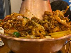 什锦碳烤牛蛙火锅-炉小二铜锅牛蛙•川湘菜(三里屯店)