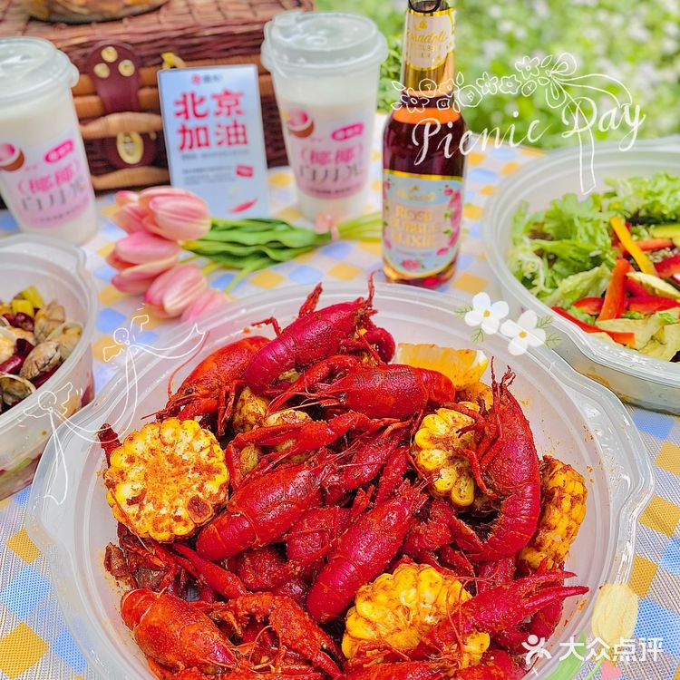 🌸春夏露营🏕️野餐🌿超美味小龙虾