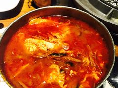 辣牛肉汤-紫霞门韩国料理烤肉(深南东路店)