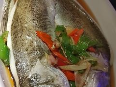 葱烧鲈鱼-绿茶餐厅(乐峰广场店)