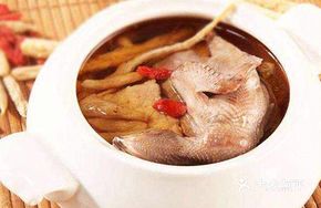 Red Ginseng, Yam and Pigeon Soup