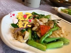 时蔬炒鱿鱼-和平馆·地道港澳茶餐厅(西门口店)