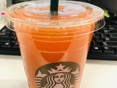 冰摇桃桃乌龙茶-星巴克(花木plus乐坊店)
