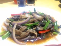 姜葱炒沙虫-巫记鸡饭店