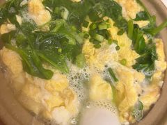 砂锅豌豆尖鸡蛋汤-罗妈砂锅(四川成都奎星楼店)