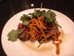 香菜拌牛肉-富力万达嘉华酒店-品珍中餐厅(水果湖店)