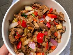 牛肉腰花二合一豆皮-周记热干面豆皮大王(桃花东街店)
