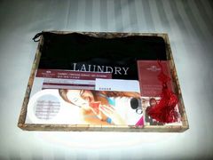 夜间的洗衣提醒-苏州金鸡湖中茵皇冠假日酒店