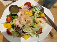 鲜柚芒果沙拉佐冰花酸梅酱-HELLO 27 意面·沙拉·帕尼尼