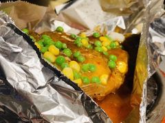铁板鲈鱼-老头儿油爆虾(星光一期店)
