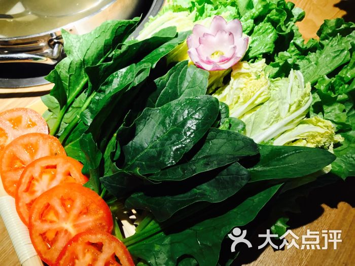 高兴一锅潮汕鲜牛肉火锅-蔬菜拼盘-菜-蔬菜拼盘图片-保定美食-大众