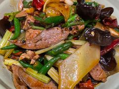 很牛的肝腰合炒-兔槽江湖菜·重庆璧山兔(水围店)
