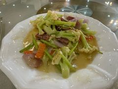 烧鹅汁炒台山菜花-台山第一家兴华黄鳝饭·黄鳝婆(合水分店)