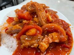 番茄猪扒饭-好好滋味茶餐厅