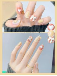 -孔雀手美甲美睫护理