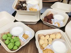 软糯叽叽蘸酱麻薯-艾加柒克蛋糕茶歇甜品台(春熙路店)