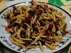 干煸牛肉藕丝-我家福厨(万达中餐厅店)