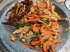 香辣虾牛仔骨-小鱼小牛·鱼牛干锅·脆鱼火锅(世欧广场店)