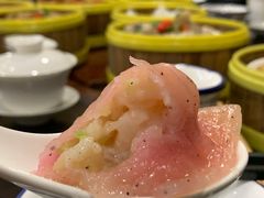 火龙果大虾饺-公园茶楼粤式点心