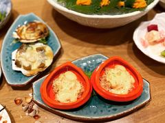 芝士焗扇贝-初花·日本料理