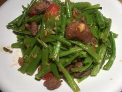 空心菜梗炒牛肉-桂小厨广西菜(青秀万达店)