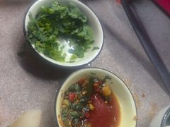 秘制蘸料-墨脱石锅椰子鸡•香草鸭•东山羊(大东海店)