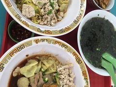 炸鱼干-大华猪肉粿条面