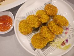 黄金鲜虾饼-汤臣·空中餐厅·严选粤菜(石湾世博广场店)