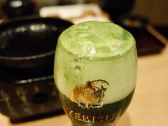 抹茶啤酒-炸牛排 京都胜牛(京都站前店)