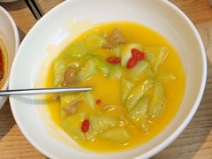 翡翠丝瓜闷鲜腐竹-宴南庭·闽味私房菜