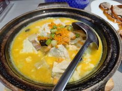 海胆金汤手掰嫩豆腐-北平食府·北京烤鸭(北京西站六里桥店)