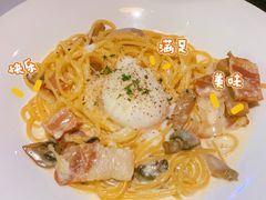 培根蛋汁面-TAMATI(巴黎贝甜韩式西餐厅店)