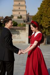 -红番婚纱礼服
