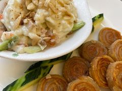 大良炒牛奶拼鸡卷-香云轩·顺德菜(香云纱园林酒店店)