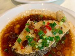 豉汁蒸深海法国银鳕鱼-皇朝会.经典传统粤菜(外滩店)