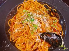 日式辣海鲜意面-机器人火炉披萨