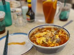 滑蛋牛肉番茄通心粉-明记港式烧腊茶餐厅(下沙店)