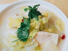 上汤娃娃菜炖豆腐-嘉和一品粥(魏公村店)