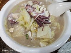 笔管鱼炖豆腐-丰顺烧烤家常菜(台东店)