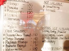 账单-Jonah's Fruit Shake & Snack Bar