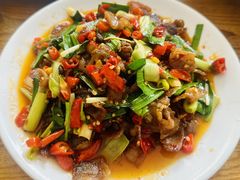 泡椒炒五花肉-牛八宝桂林米粉(八里庄店)